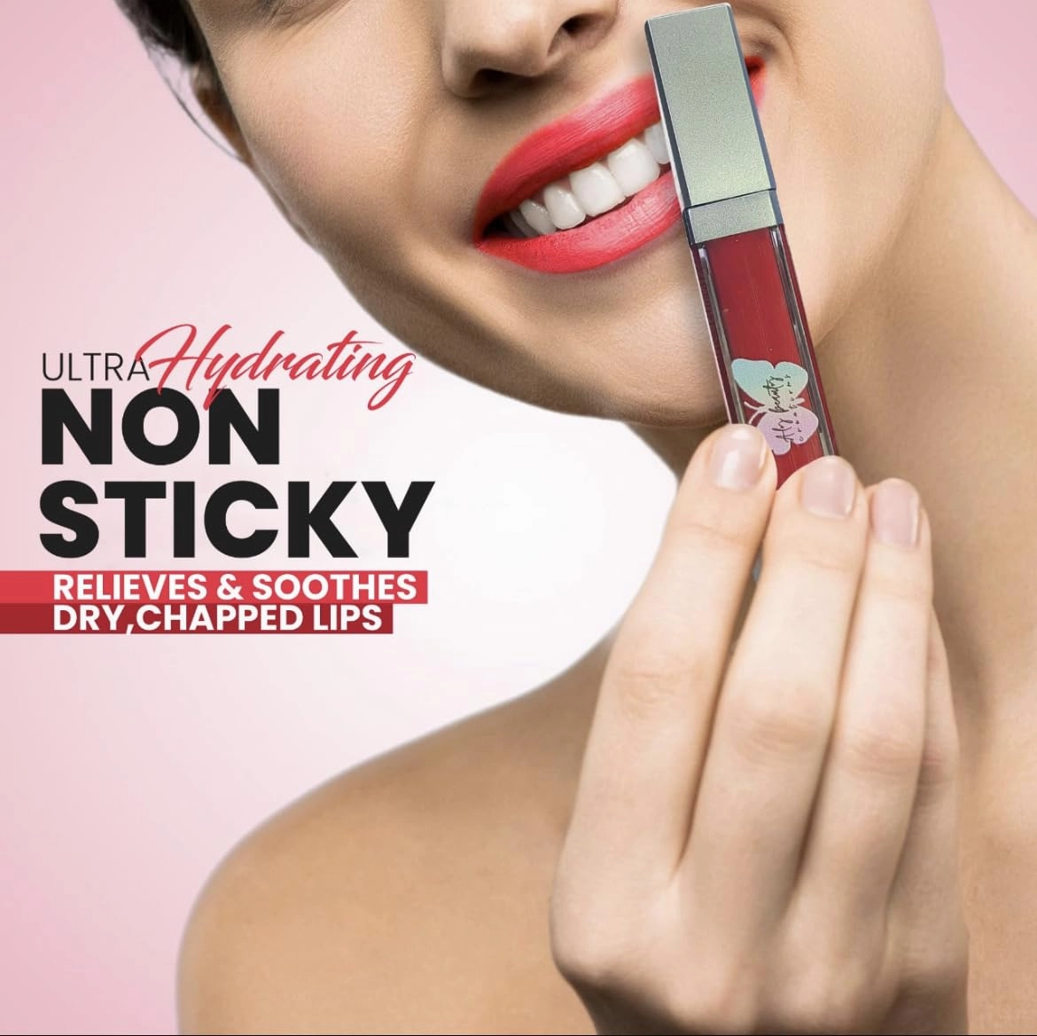 LED Mirror Lip Gloss, High-Shine and Non-Sticky Lip Gloss, Hydrating and Long-Lasting Lip Gloss, Vegan and Cruelty-Free