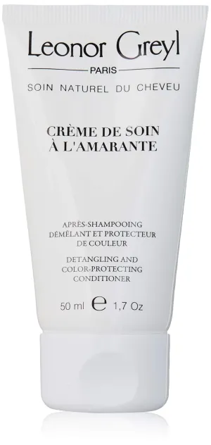 Leonor Greyl Paris - Creme De Soin a L'Amarante Travel Size - Detangling and Color-Protecting Conditioner, TSA Approved (1.7 Oz)