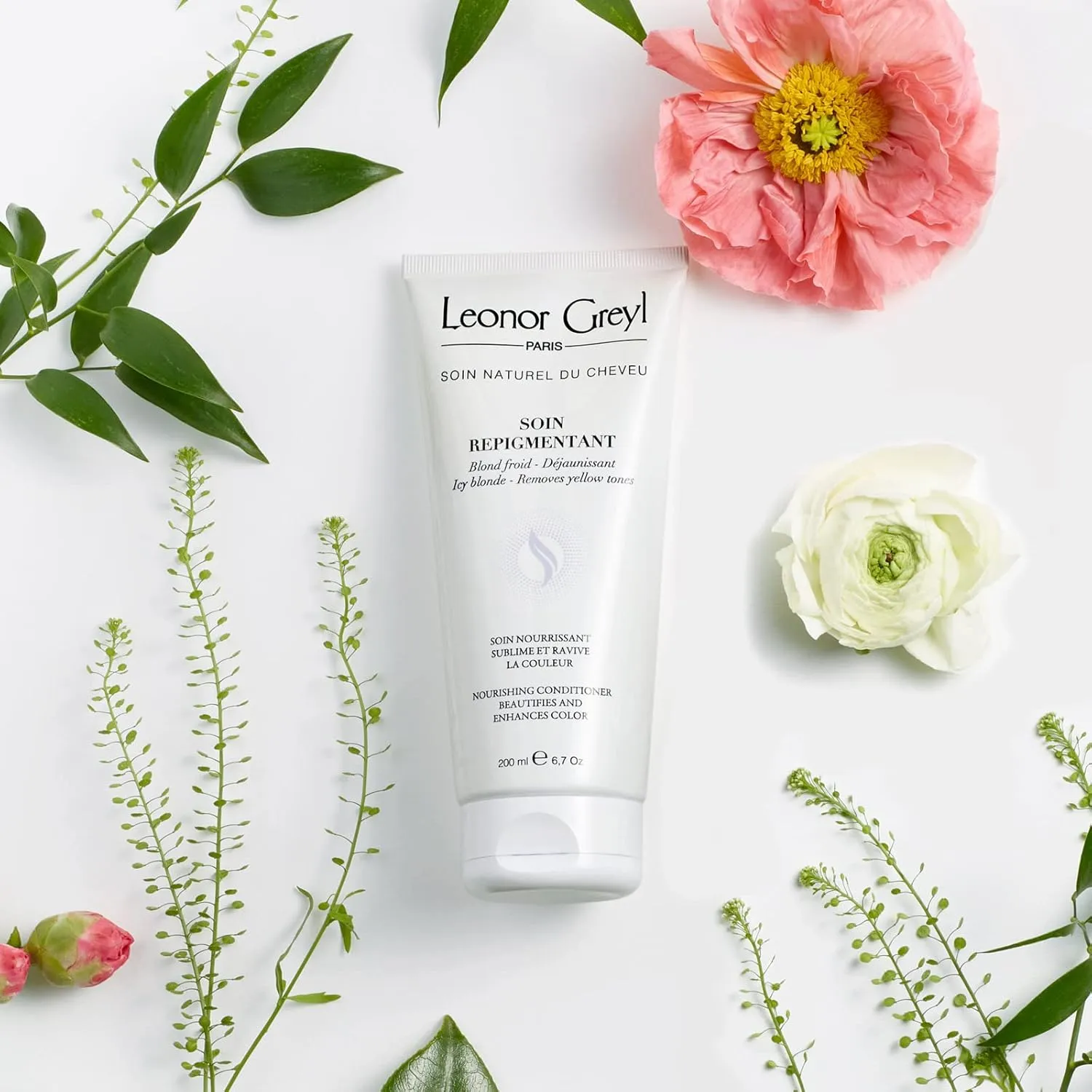 Leonor Greyl Paris Soin Repigmentant Color-Enhancing and Nourishing Conditioner