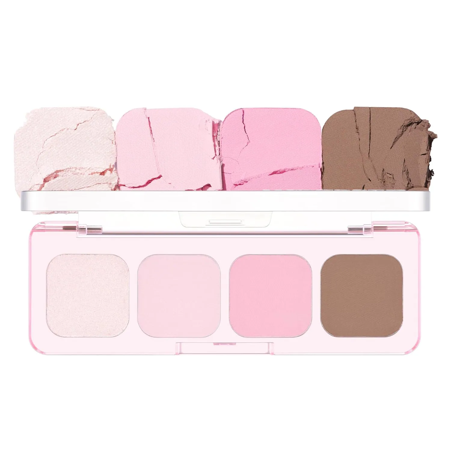 lilybyred Mood It Palette | 4-Shade Korean Eyeshadow Palette, Pre-Matched Personal Tone, Soft Blending, Buildable Coverage, Matte & Shimmer Finish, Daily Wear, Compact Size (02 Like It)