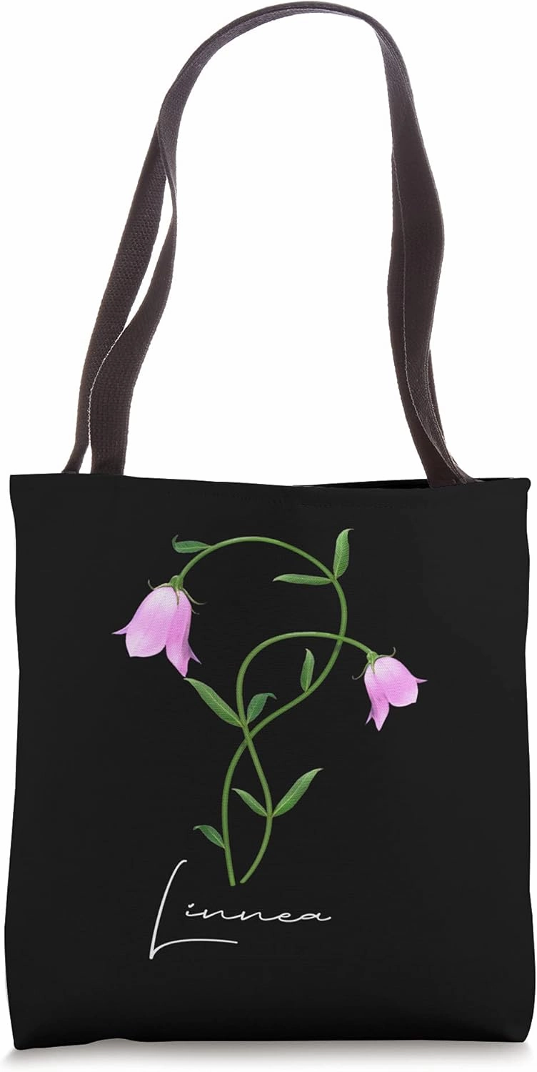 Linnea Flower Twinflower Wildflower Wild Flower Pink Flowers Tote Bag