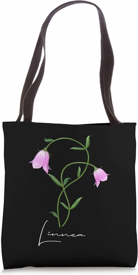 Linnea Flower Twinflower Wildflower Wild Flower Pink Flowers Tote Bag