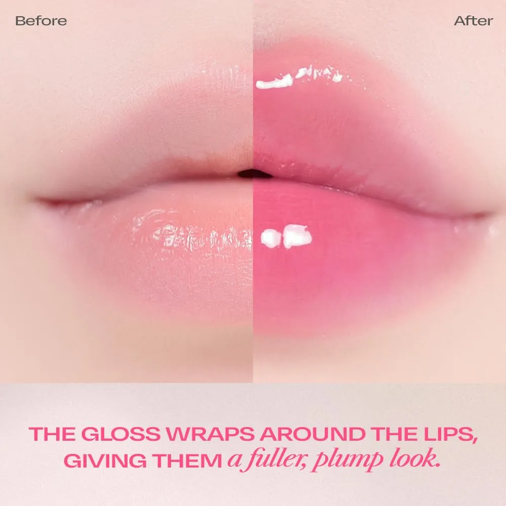 Lip Potion Sugar Glaze Tint | K-Beauty High-Shine & Long-Lasting Lip Tint | Hydrating, Non-Sticky Glossy Finish | 7 Shades | 0.3 Oz (No.5 Mauve Ball)
