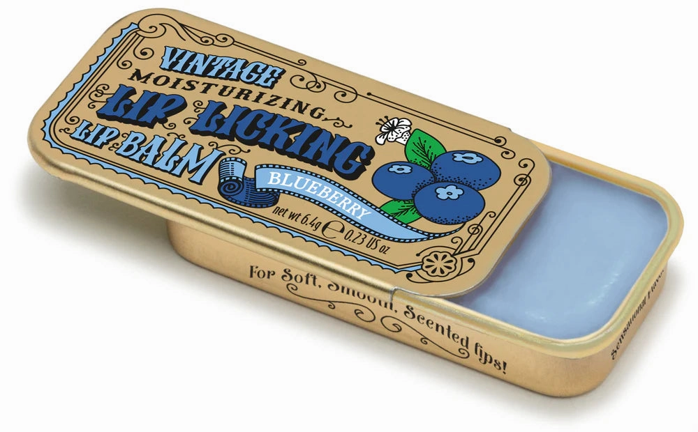 Lip Licking Lip Balm in Vintage Slider Tins