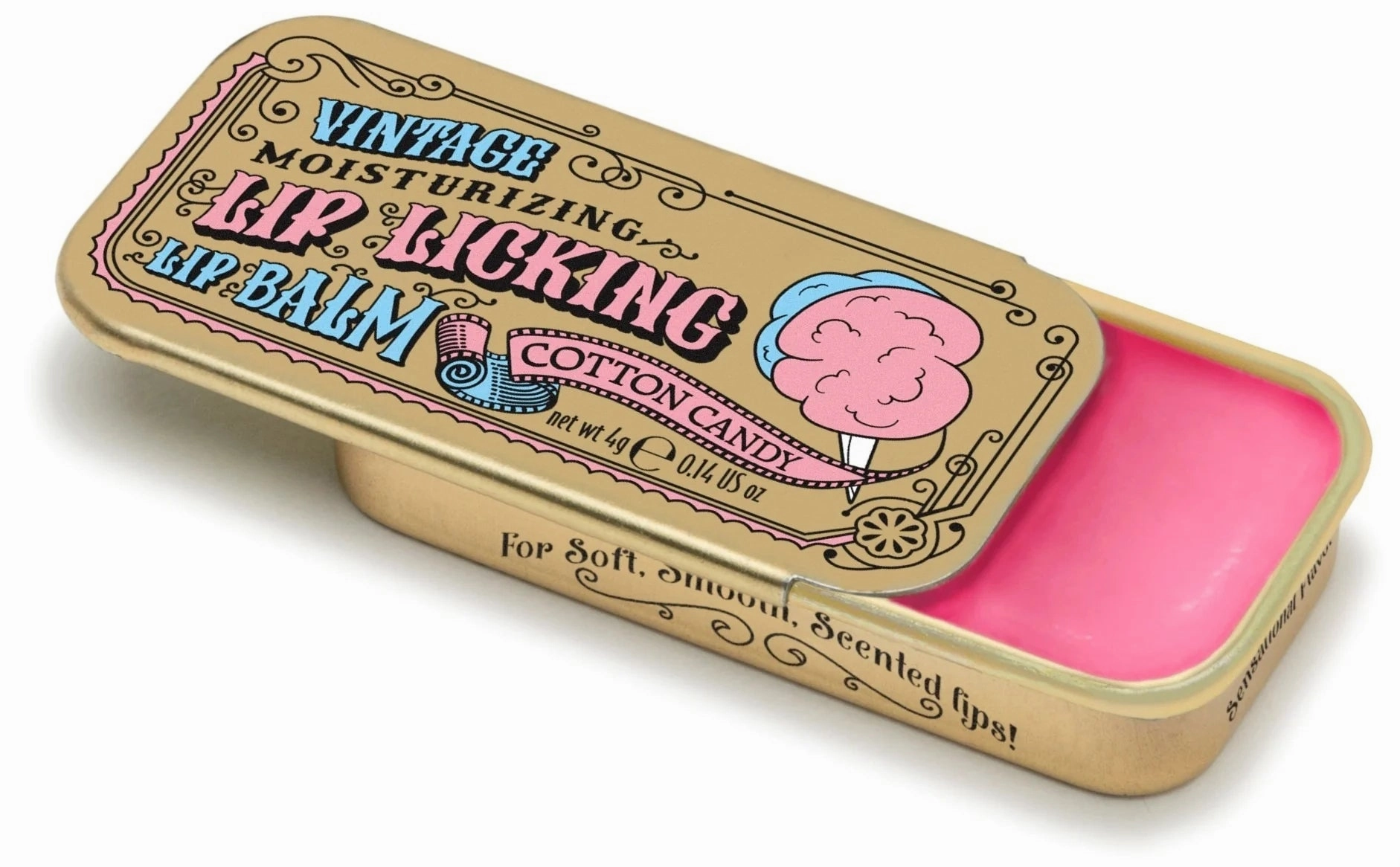 Lip Licking Lip Balm in Vintage Slider Tins