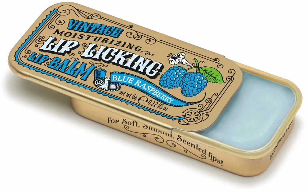 Lip Licking Lip Balm in Vintage Slider Tins