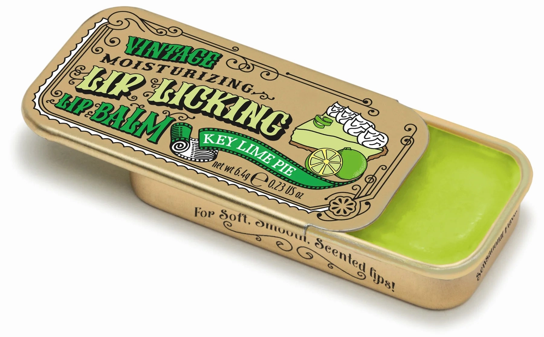 Lip Licking Lip Balm in Vintage Slider Tins