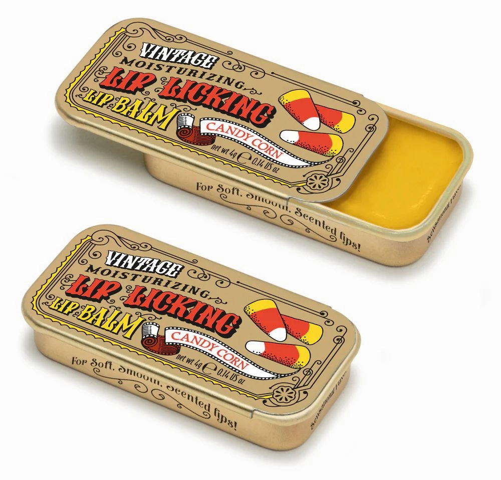 Lip Licking Lip Balm in Vintage Slider Tins