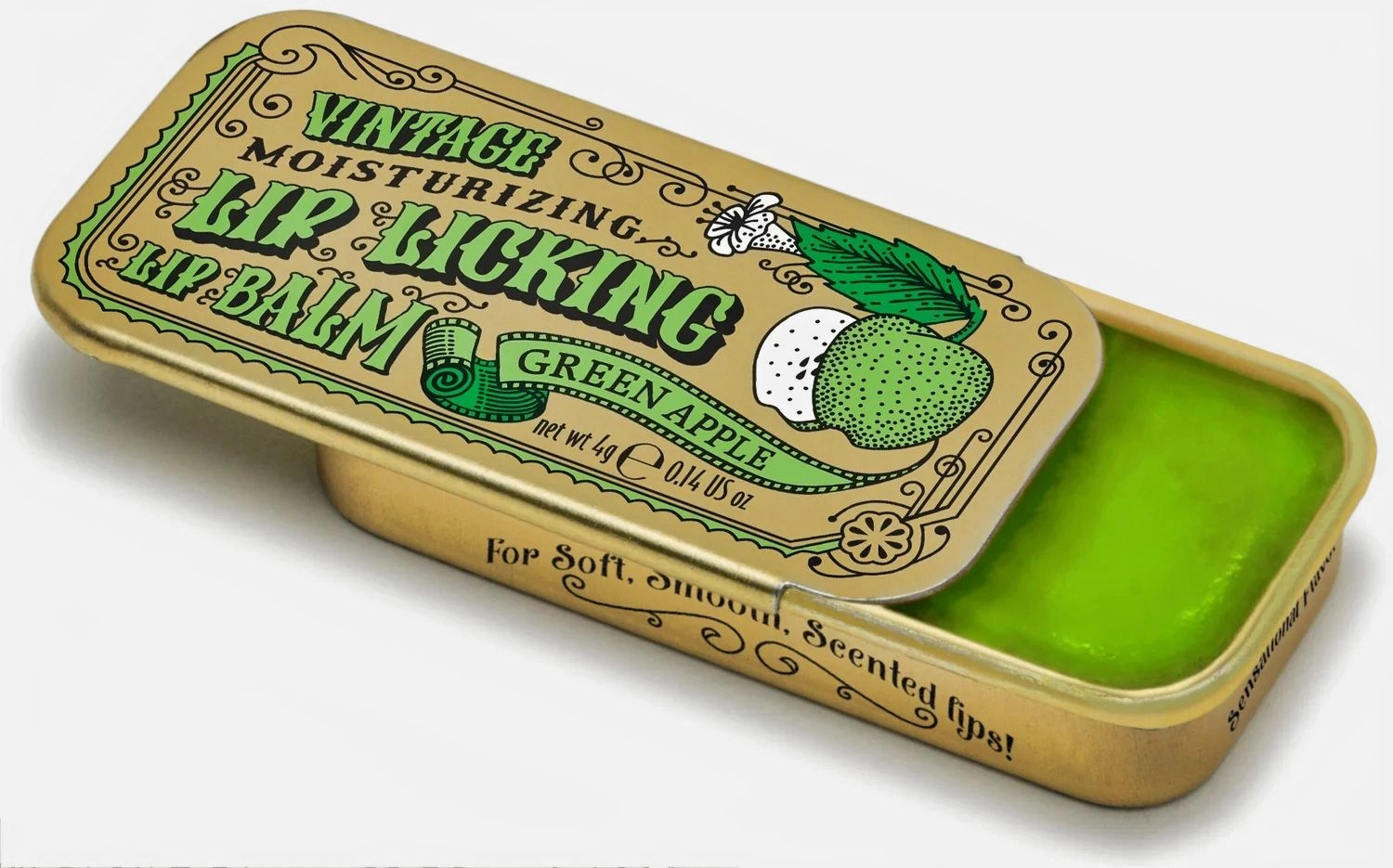 Lip Licking Lip Balm in Vintage Slider Tins