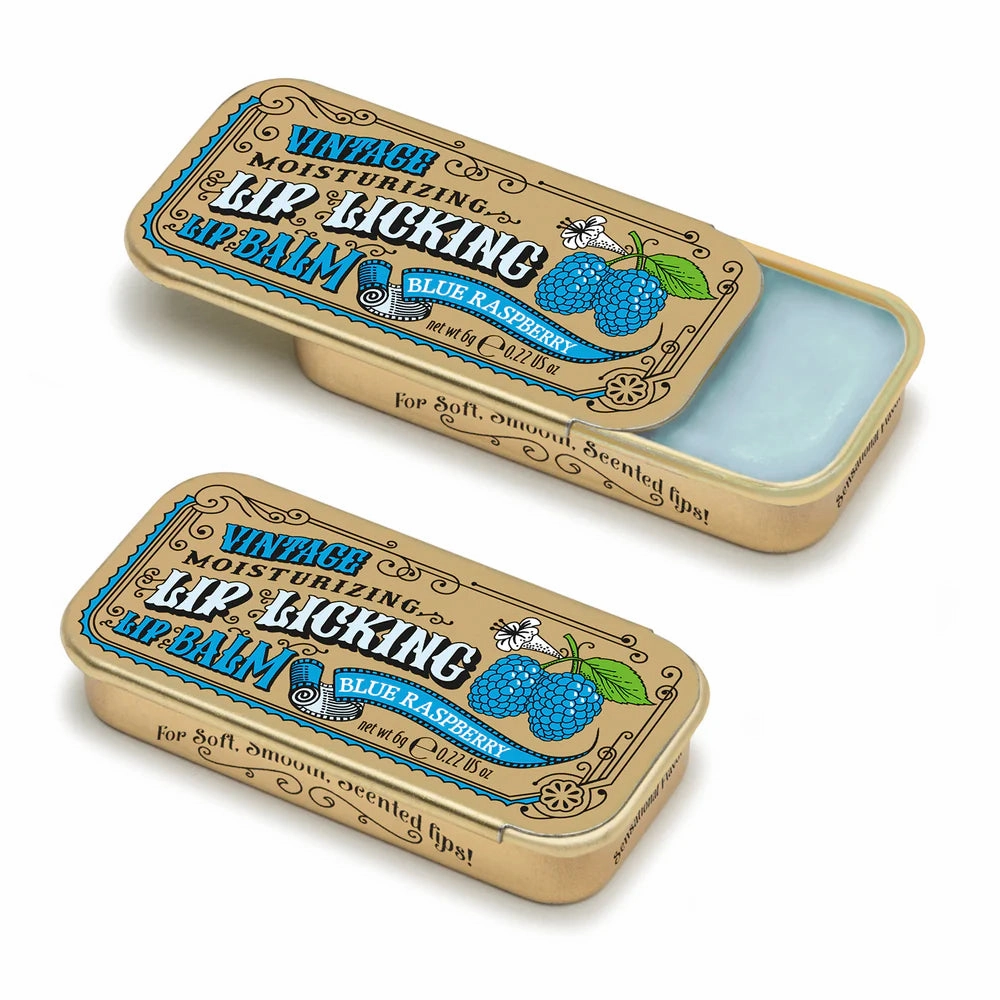 Lip Licking Lip Balm in Vintage Slider Tins
