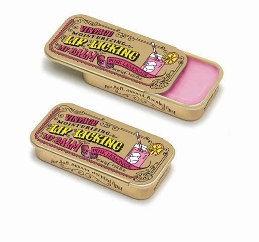 Lip Licking Lip Balm in Vintage Slider Tins