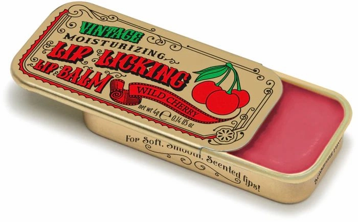 Lip Licking Lip Balm in Vintage Slider Tins