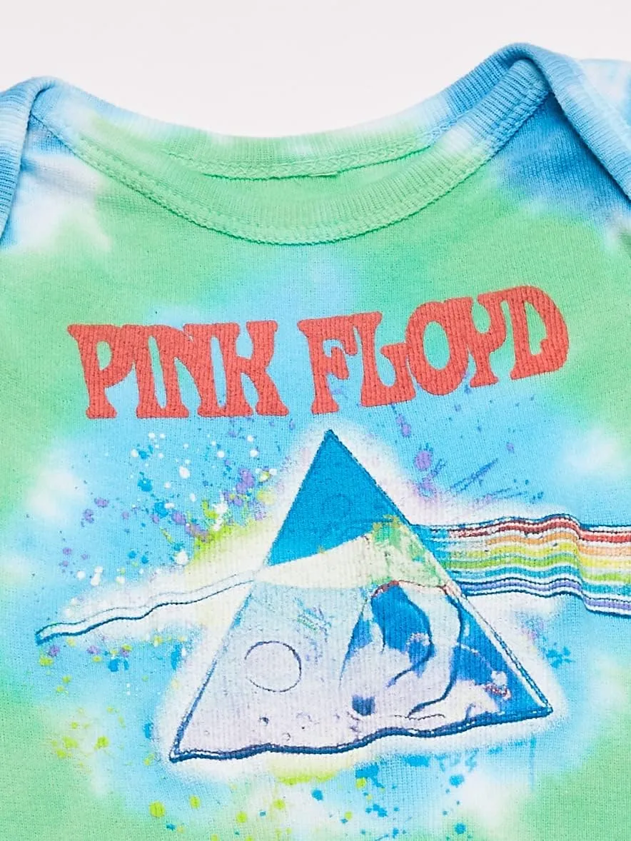 Liquid Blue baby-boys Pink Floyd Dark Side Oil Paint Onesie