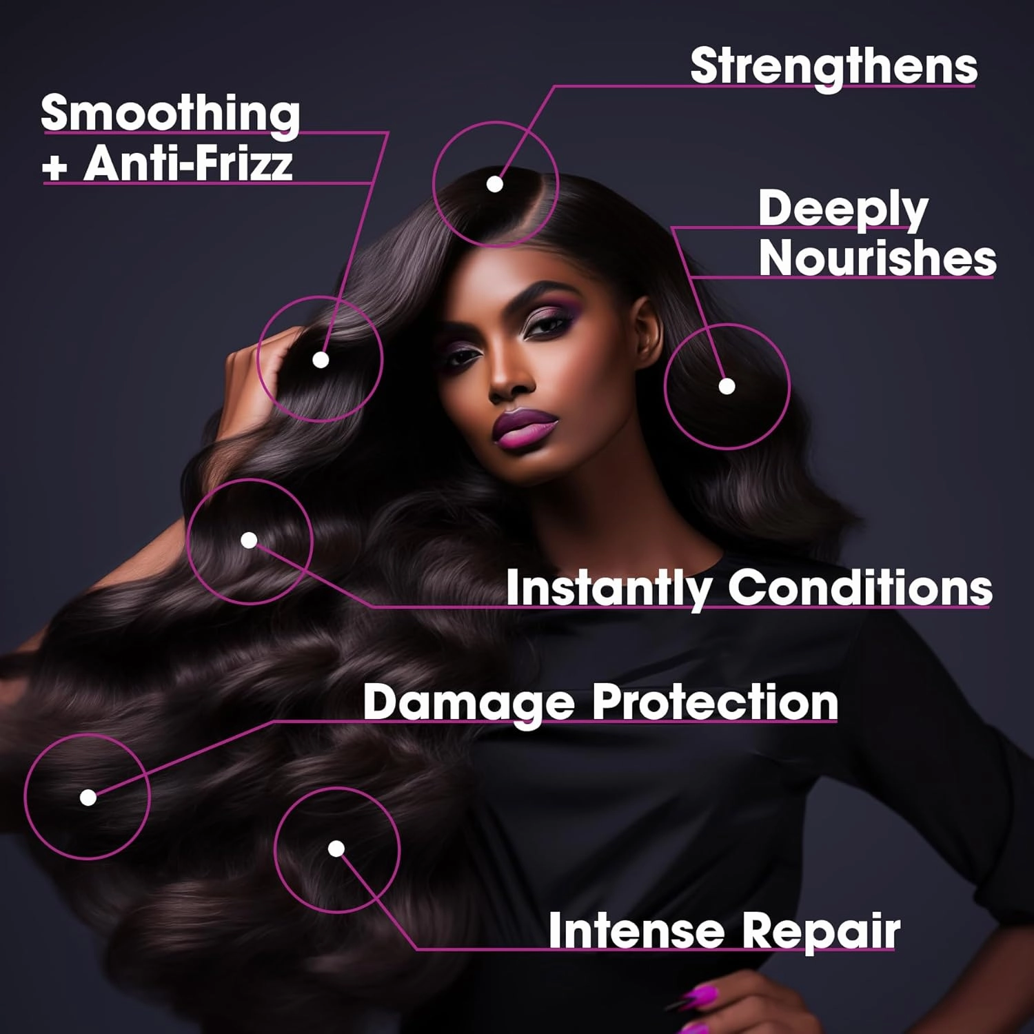 Liquid Baobab Protein - Pure Vegan Hydrolyzed Baobab Extract from African Trees for Haircare and Skincare - 8 Oz