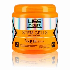 Liss Expert Stem Cells Magic Mask, Argan Oil, Keratin, Hyaluronic Acid | Provides Long-Lasting Frizz & Humidity Protection| Moisturizing | For ALL types of Hair