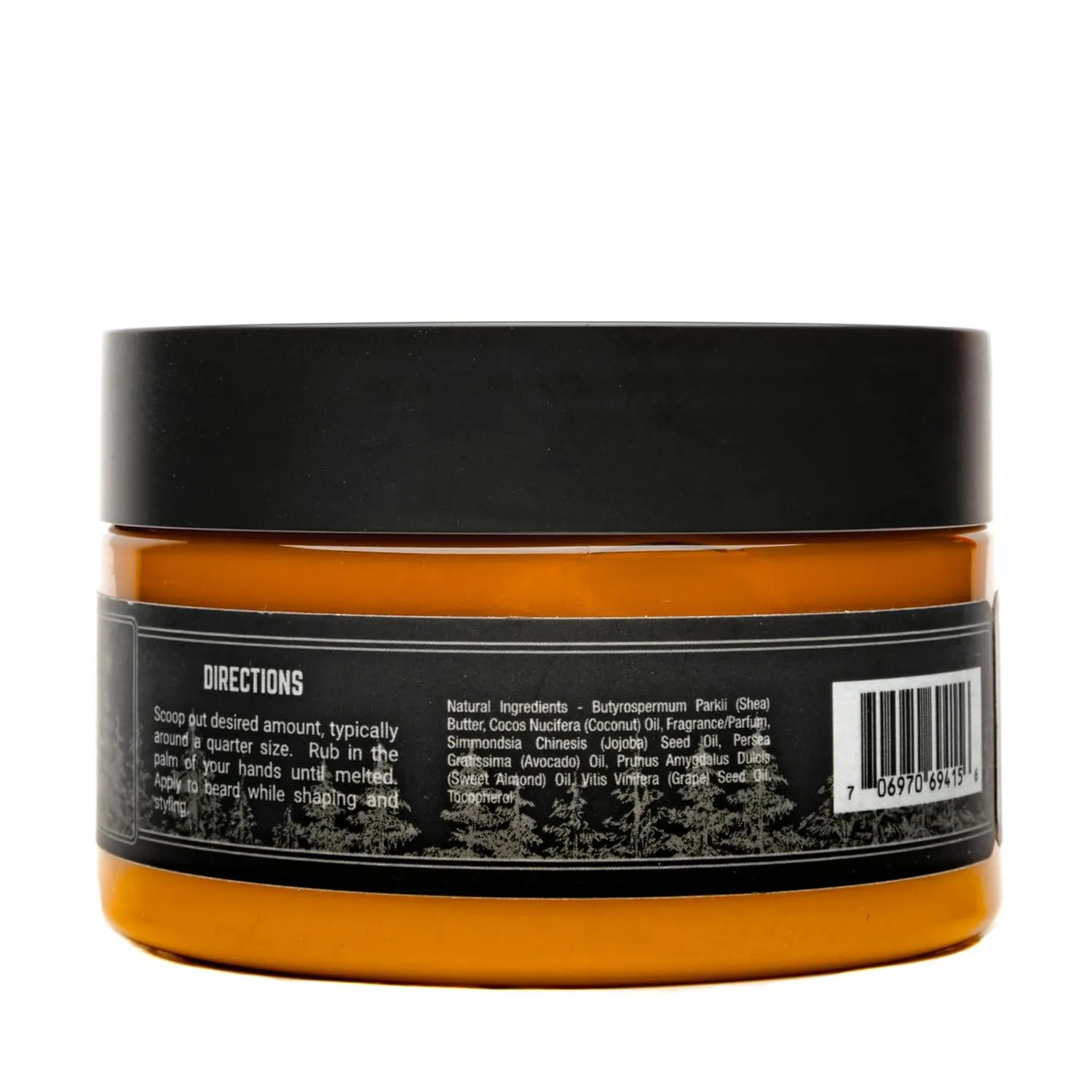 Live Bearded Beard Butter, 3 fl oz - Made in the USA - All-Natural Leave-in Conditioner and Softener with Shea | Tombstone Scent - Sweet Tobacco, Cedar