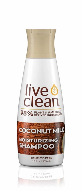 Live Clean Coconut Milk Moisturizing Shampoo, 12 Fl Oz