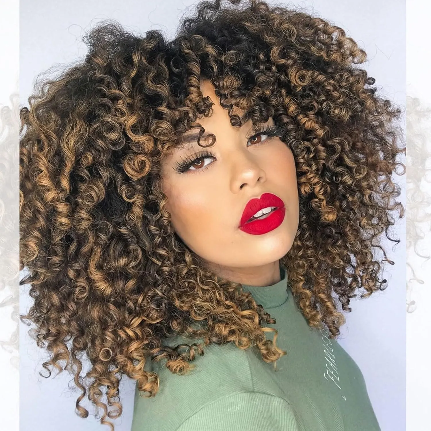 LIYATE 7 Packs Gogo Curl Crochet Hair for Women 10 Inch Pre-Twisted Curly Crochet Hair Deep Ocean Beach Curl Crochet Braids Synthetic Braiding Hair Extensions (10 Inch, 1B/27)