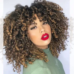 LIYATE 7 Packs Gogo Curl Crochet Hair for Women 10 Inch Pre-Twisted Curly Crochet Hair Deep Ocean Beach Curl Crochet Braids Synthetic Braiding Hair Extensions (10 Inch, 1B/27)