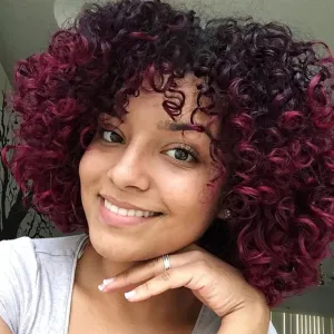 LIYATE 7 Packs Pre-Twisted Crochet Hair for Women Water Wave Beach Curls Synthetic Hair Extensions 10 Inch Deep Ocean Curly Crochet Braiding Hair (1B/Burgundy)