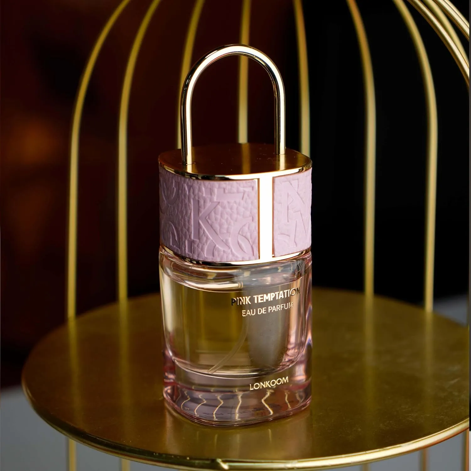 LOCK Pink Temptation Perfume for Women, 1.7 Fl Oz/50ml Eau De Parfum Spray Long-Lasting Fragrance, Floral Woody Notes of Madagascar Vanilla, Cedarwood, White Musk, Bergamot, Jasmine, Tuberose
