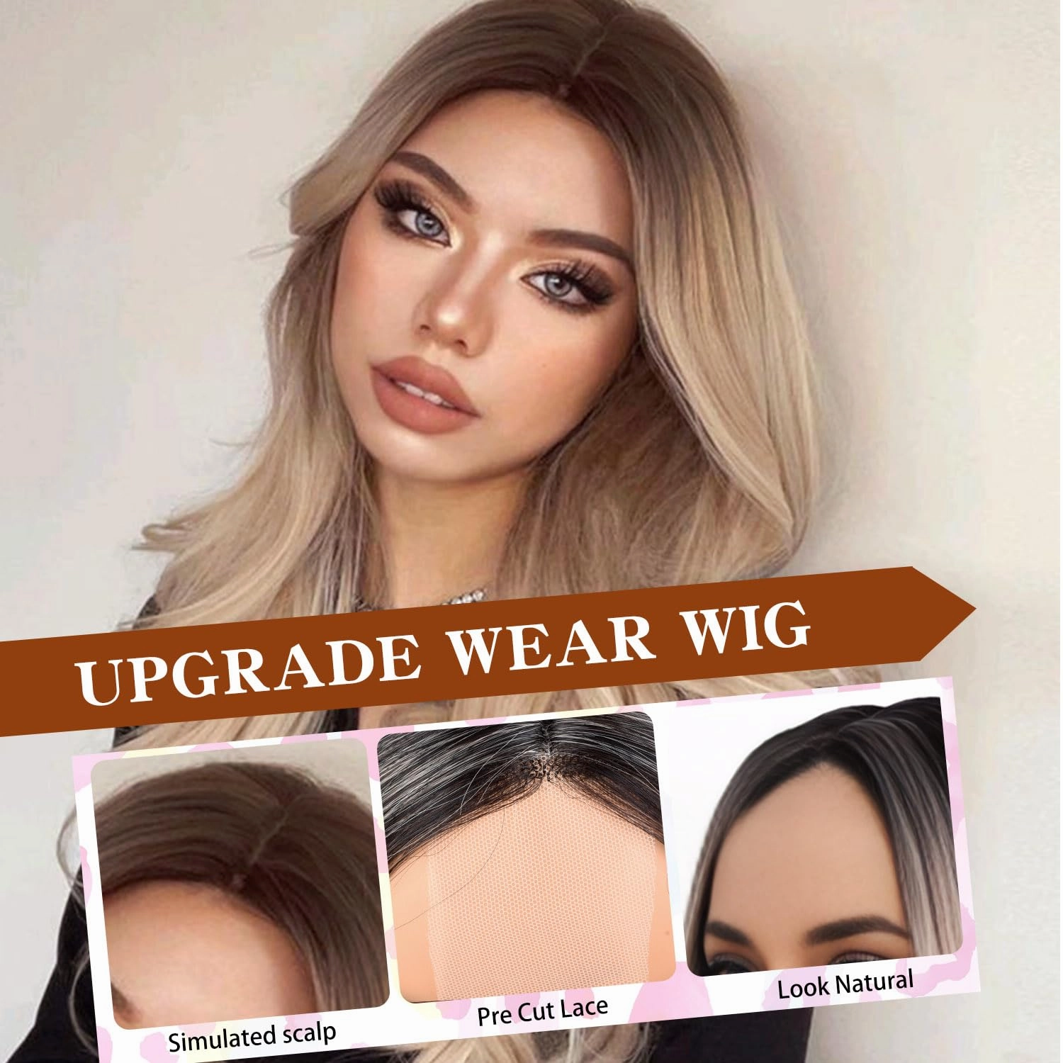 Long Black Wig for Women Wavy Wig Long Black Wig for Women Wavy Wig