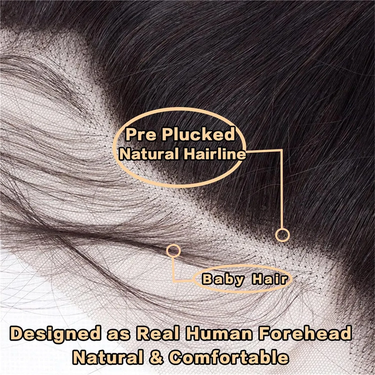 Loose Wave 13x4 Ear to Ear Lace Frontal Closure 100% Unprocessed Virgin Remy Loose Deep Wave Human Hair Swiss Lace Frontal Closure Bleached Knots Pre Plucked With Baby Hair Natural Color(12 Inch)
