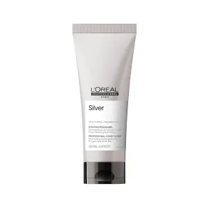 L'Oréal Professionnel Paris Color Depositing Purple Conditioner - Neutralizes Unwanted Brassy & Yellow Tones, For Natural, Colored or Bleached White, Silver & Blonde Hair