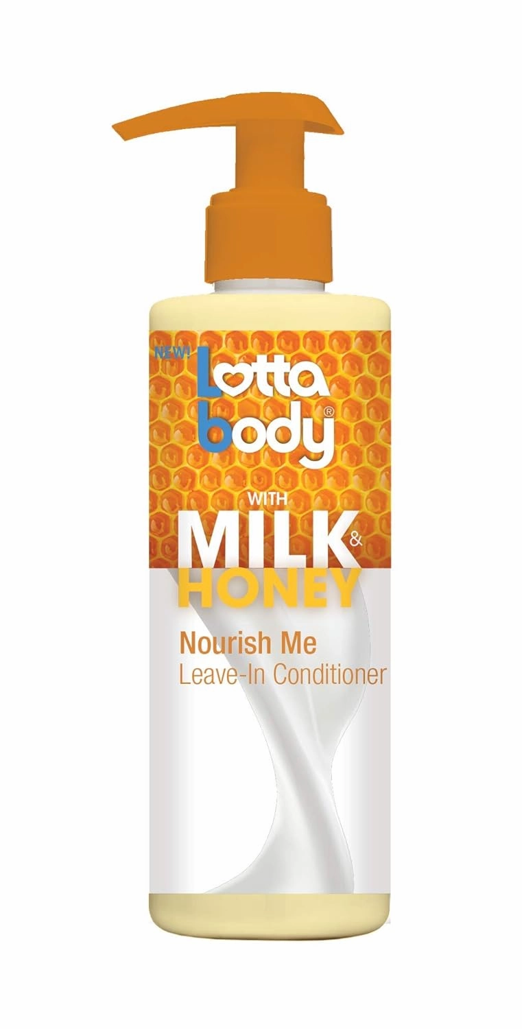 Lotta Body Nourish Me Leave In Conditioner, Milk & Honey Formula to Lock In