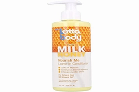 Lotta Body Nourish Me Leave In Conditioner, Milk & Honey Formula to Lock In