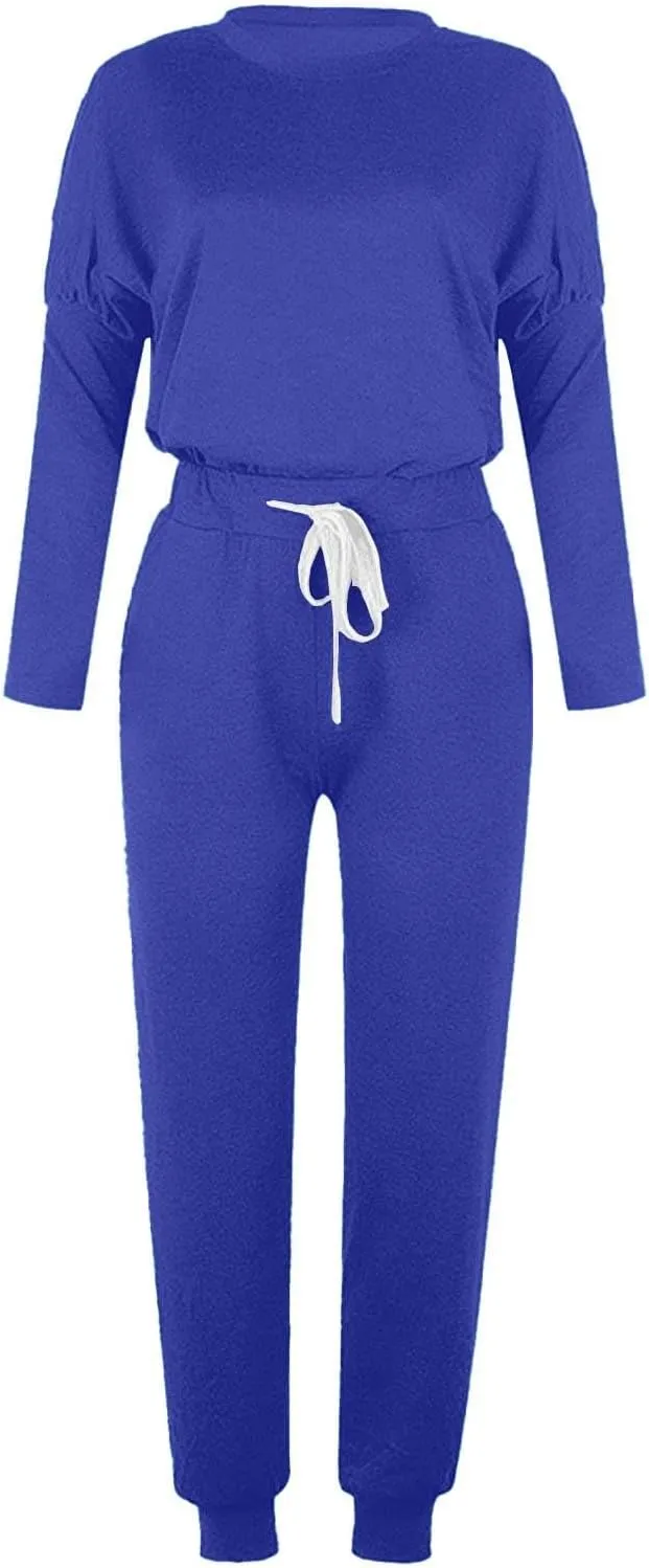 Lounge Matching Set Long Sleeve Crewneck Pullover Tops and Long Pants Casual Lapel Half Zip Tracksuit Sweatsuit