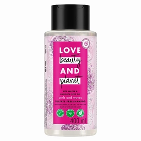Lov-e Beauty   Planet Rice Water & Angelica Seed Oil Silicone-Free Curl & Waves Shampoo|| No Parabens|| No Sulfates|| Angelica Essential Oil|| 400ml