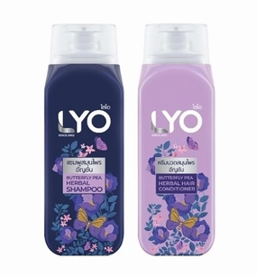 LYO BUTTERFLY PEA HERBAL SHAMPOO and Conditioner REDUCE HAIR LOSS 200 ml(7.05 Oz.)