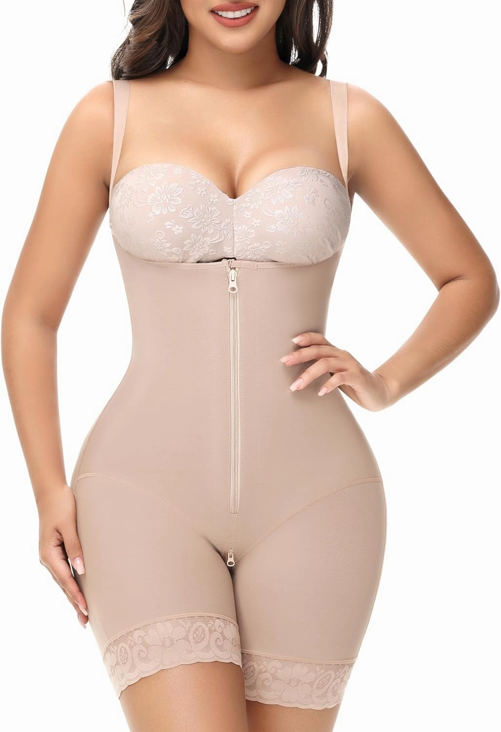M MYODRESS Fajas Colombianas Moldeadoras Shapewear Tummy Control Body Shaper Stage 2 Compression Garment
