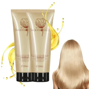 Magical Hair Mask Smooth Forces Conditioner for Hair Ends, Advanced Molecular Hair Root Care Conditioner 260ml Deep Conditioning Hair Mask for Dry Hair, Hydration, Soft & Shine (2PCS)