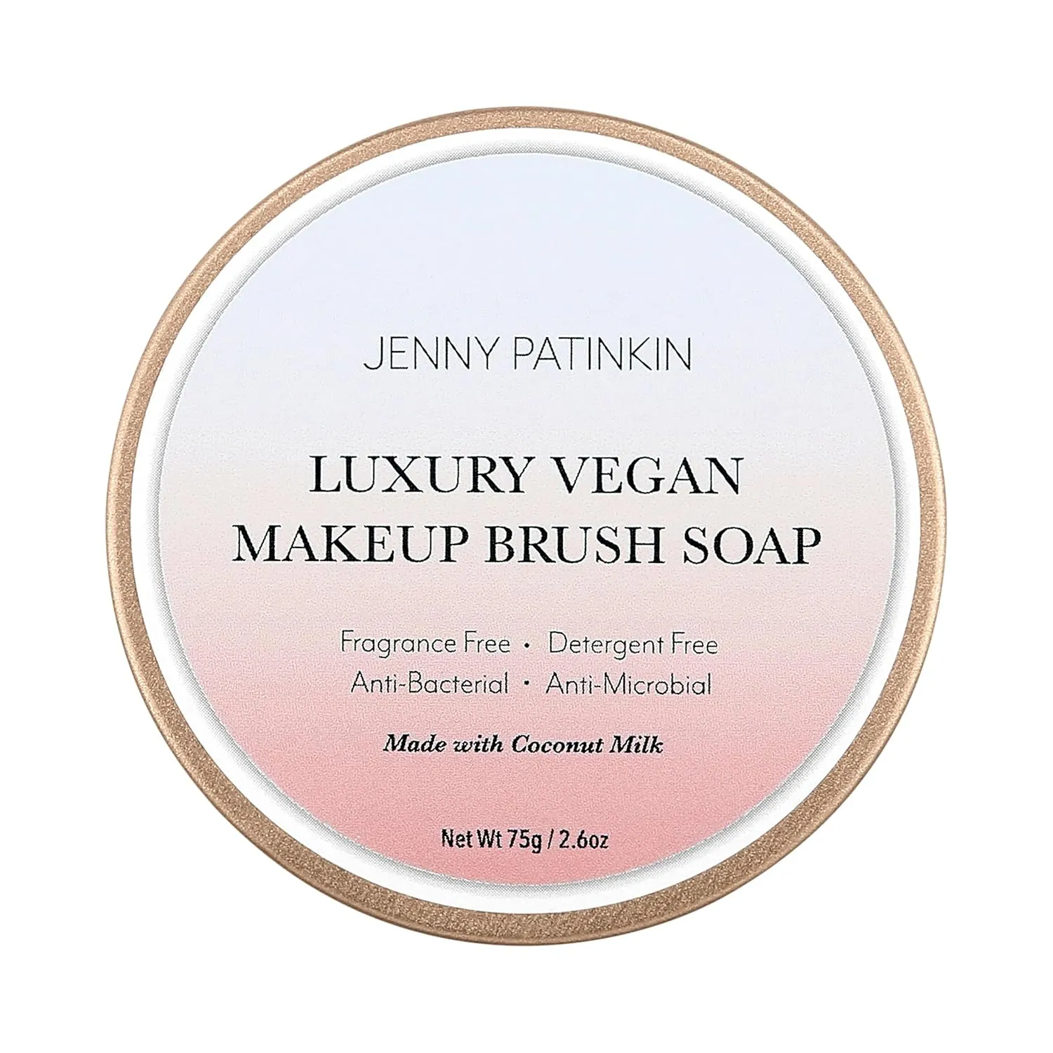 Makeup Brush Cleaner Soap, Luxury Vegan Makeup Brush Soap, For All Brush Types – Synthetic & Natural Solid Cleansing Soap, Professional Brush Cleaning Solution, Cruelty-Free