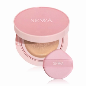 MakeupxSewa Cushion Glassy Matte Retouch SPF50 PA    Long lasting with Technology Soft-Coating and Nourishes Skin, Matte Look 4 shades (02 BEIGE, 15g)