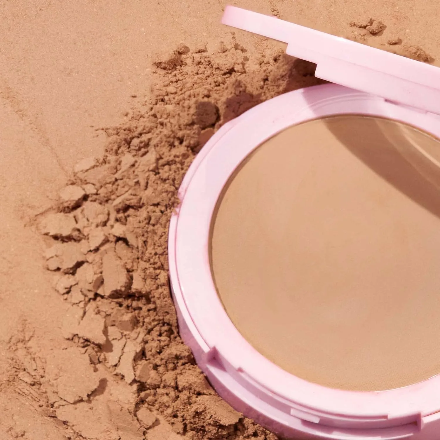 Mally Beauty Soft as Silk Powder Foundation - Tan - Buildable Light to Medium Coverage - Lightweight Matte Finish