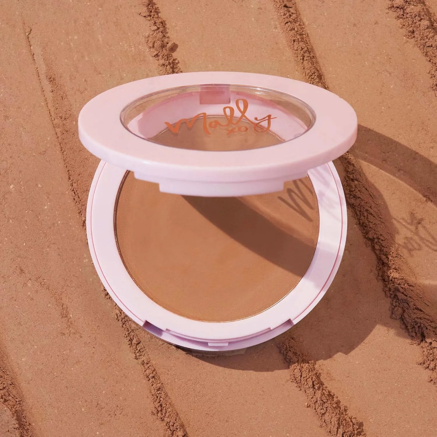 Mally Beauty Soft as Silk Powder Foundation - Tan - Buildable Light to Medium Coverage - Lightweight Matte Finish