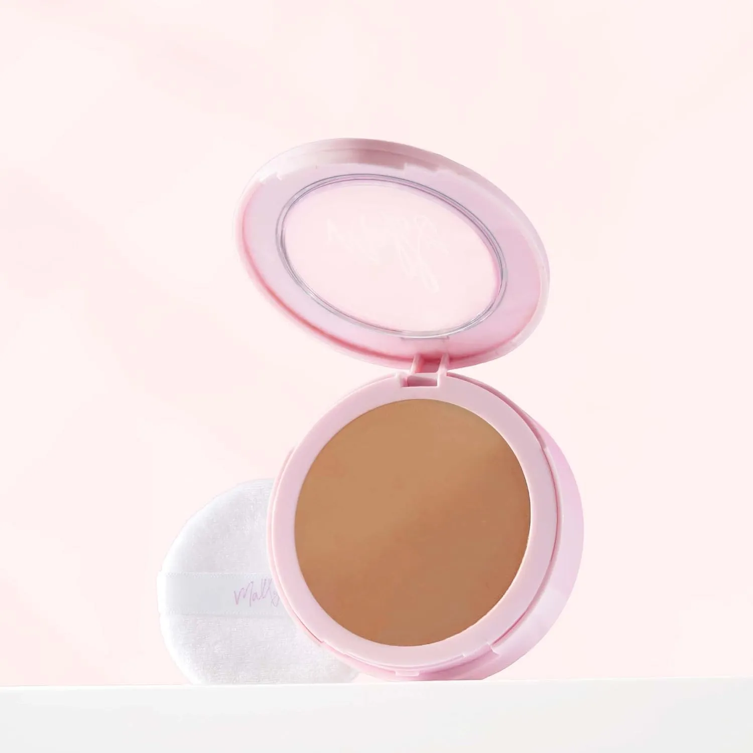 Mally Beauty Soft as Silk Powder Foundation - Tan - Buildable Light to Medium Coverage - Lightweight Matte Finish