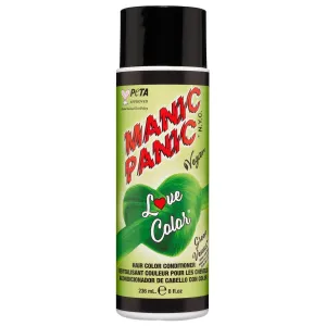 MANIC PANIC Bright Neon Green Color Depositing Conditioner - Love Color Hair Conditioner Keeps Hair Vibrant, Nourished & Refreshed - Formulated with Shea Butter & Quinoa - Green Venus (8oz)
