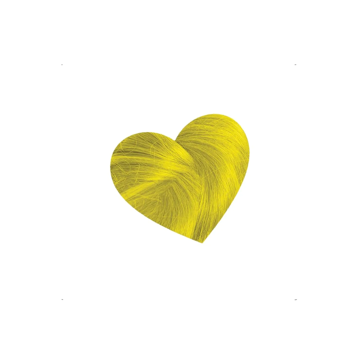 MANIC PANIC Bright Neon Yellow Color Depositing Conditioner - Love Color Hair Conditioner Keeps Hair Vibrant, Nourished & Refreshed - Formulated with Shea Butter & Quinoa - Yellow Heart (8oz)