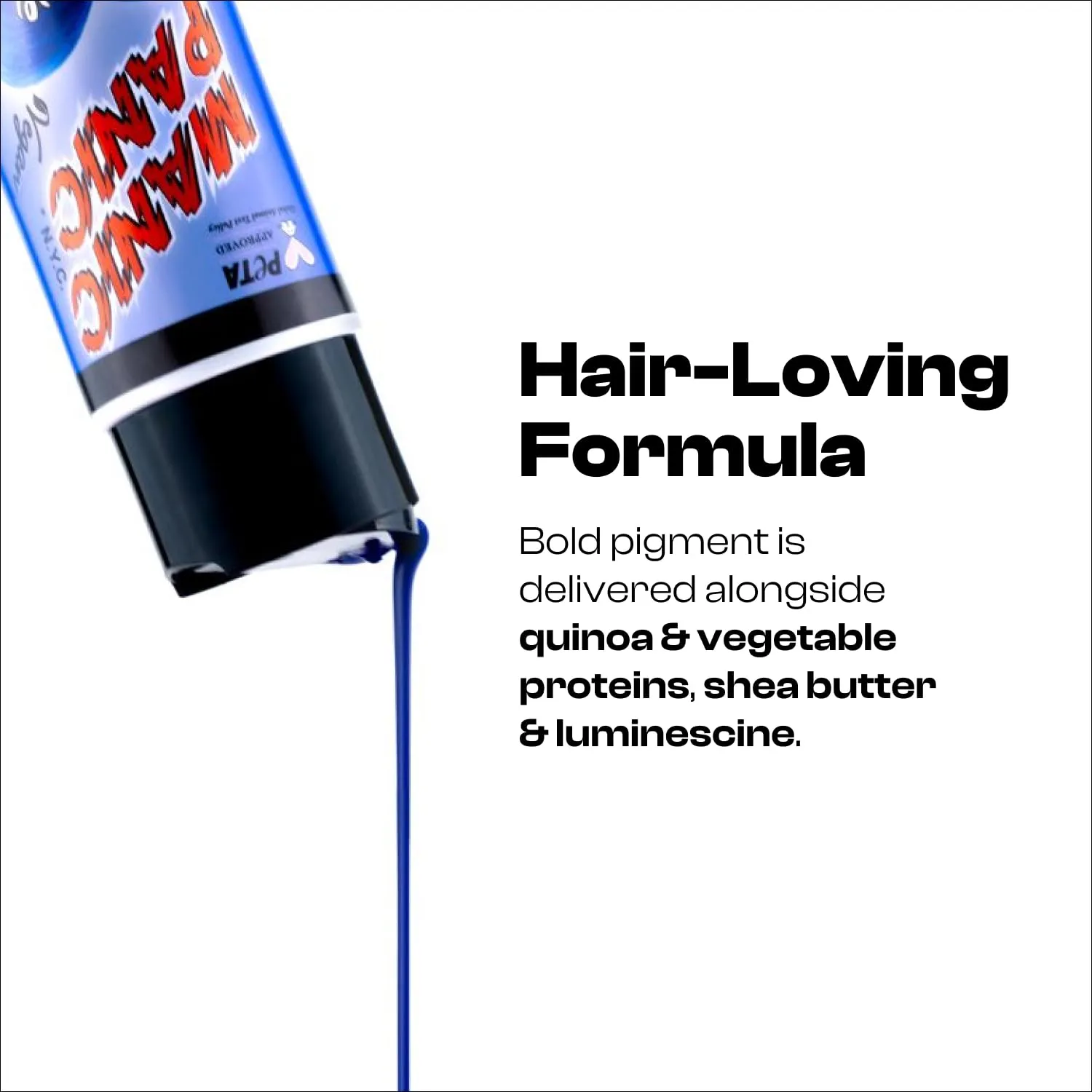 MANIC PANIC Love Colors Rock Me Red - Color Depositing Conditioner for Vibrant, Deep Blood Red Hair - Hydration, Vegan, Ammonia and Gluten-Free (8oz)
