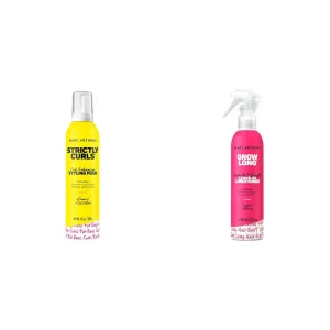 Marc Anthony Strictly Curl Enhancing Styling Foam & Leave-In Conditioner Spray & Detangler