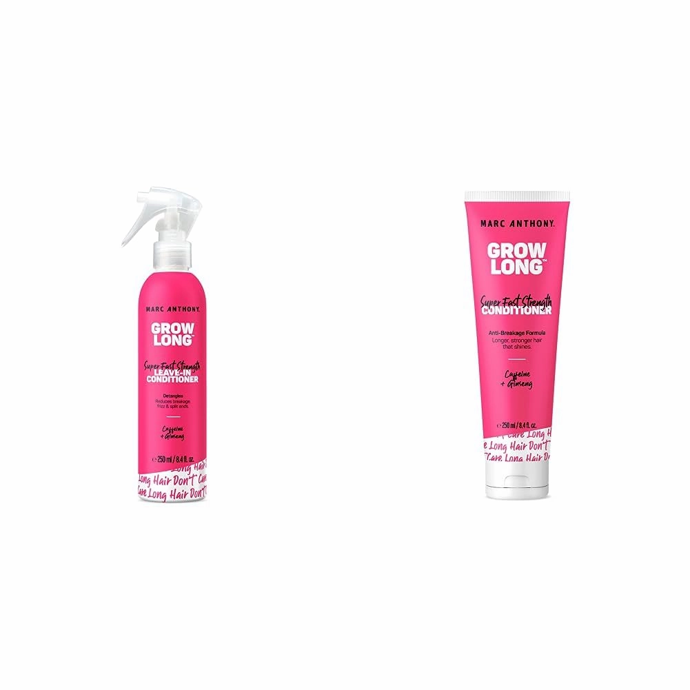 Marc Anthony Leave-In Detangler Spray & Strengthening Conditioner for Longer, Healthier Hair