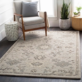 Mark&Day Wool Rugs, 12x18 Ness Traditional Taupe Area Rug, Beige Grey Brown Carpet for Living Room, Bedroom or Kitchen (12' x 18')
