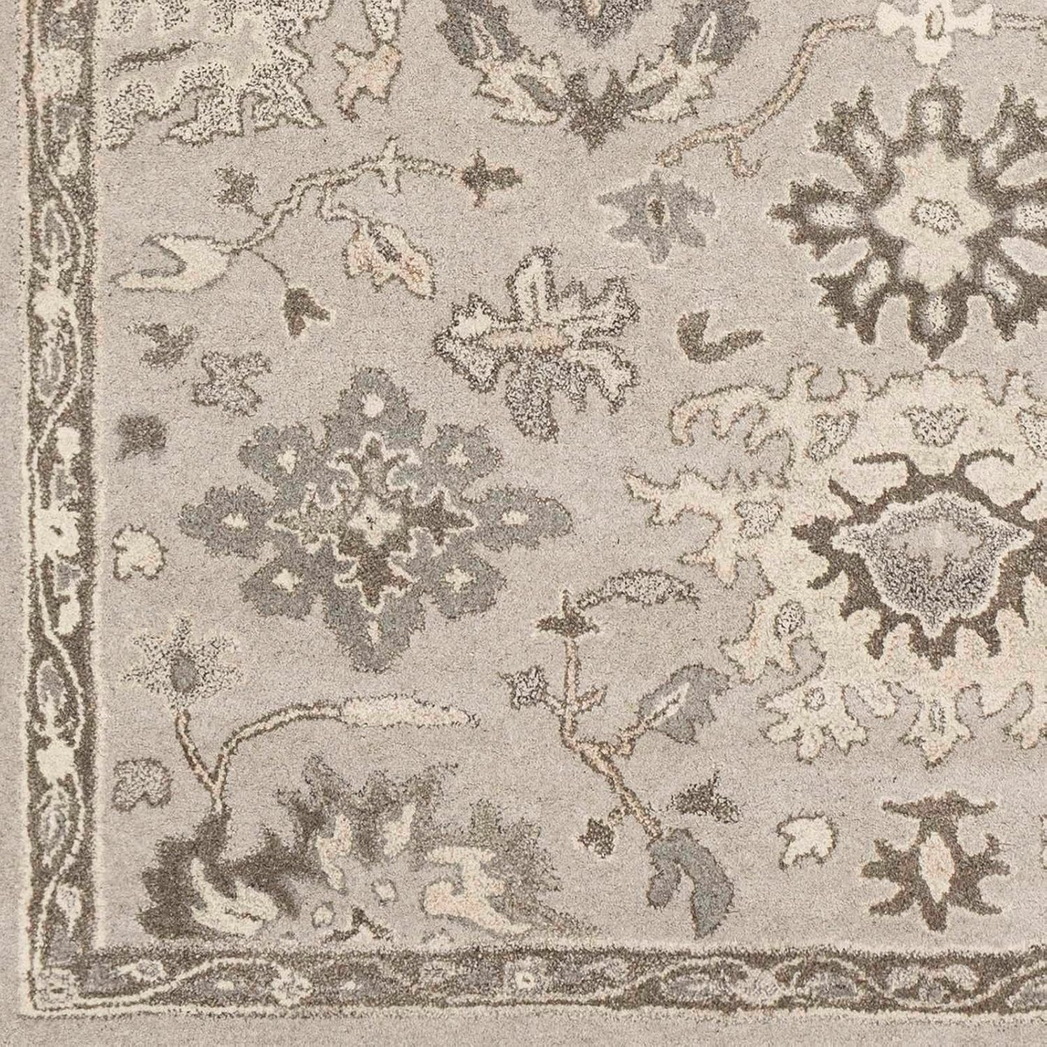 Mark&Day Wool Rugs, 12x18 Ness Traditional Taupe Area Rug, Beige Grey Brown Carpet for Living Room, Bedroom or Kitchen (12' x 18')