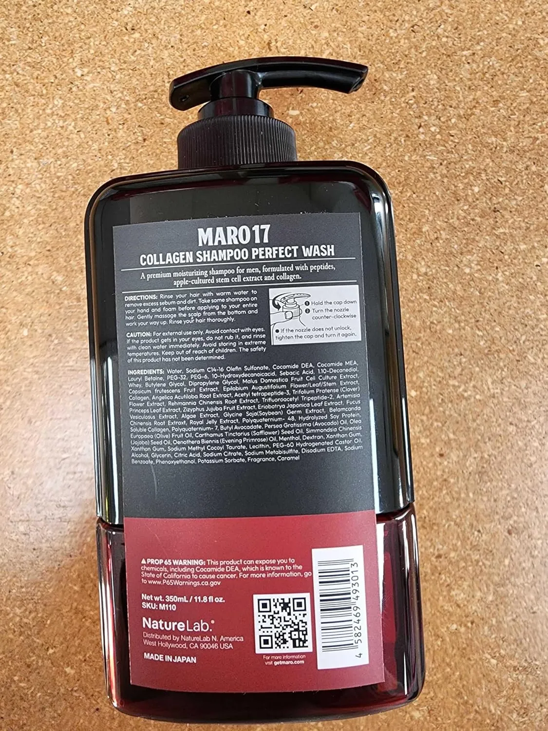MARO17 Japan's #1 Collagen Shampoo Perfect Wash & Conditioner Duo - Moisturizing, Hair Thickening Shampoo & Conditioner Set - Cleanses Dirt & Regenerate Collagen to Support Healthy Scalp & Fuller Hair