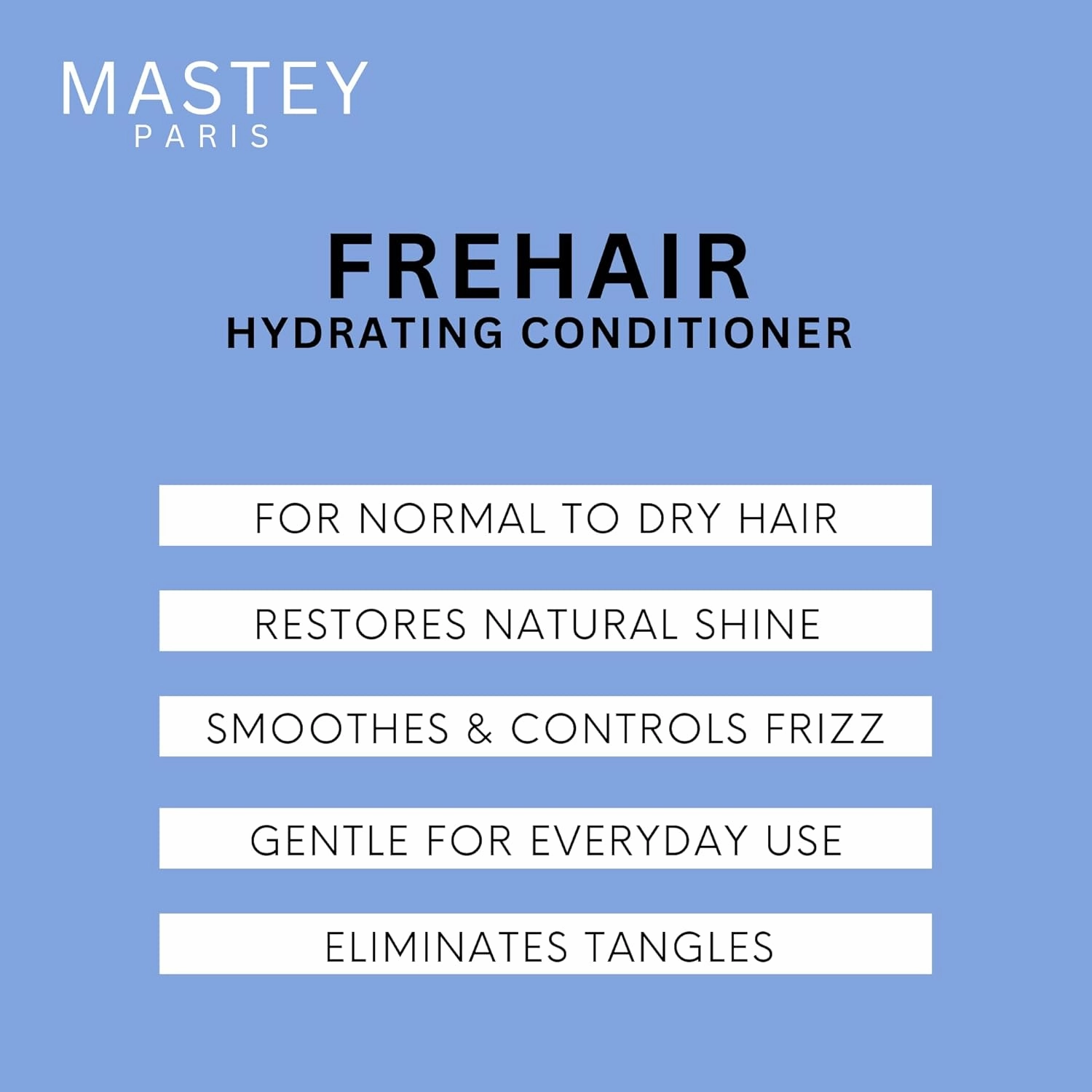Mastey Paris Professional Cream Hair Care, Sulfate Free, Lipid & Amino Acid Fortified, with UV Blocking Antioxidants - 33 fl oz (Conditioner-1 Count)