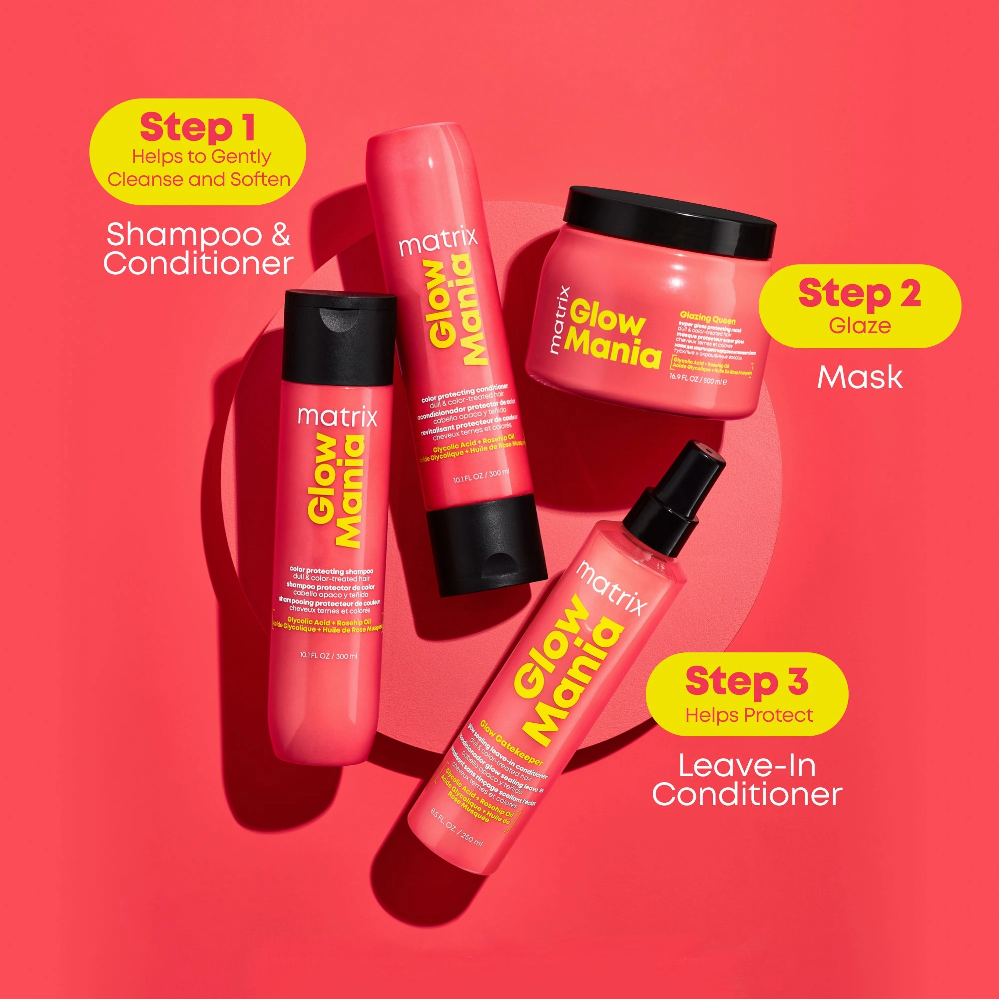 Matrix Glow Mania Colour Protecting Shampoo & Conditioner Twin 2 x 1000ml